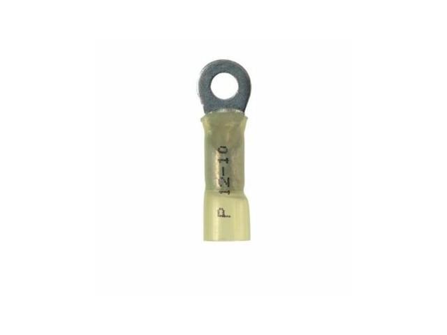 PANDUIT PH10-10R-E Ring Terminal, #10 Stud Size, 10 AWG, 600 V, Heat Shrink