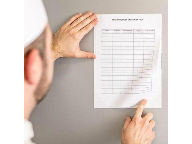ZORO SELECT P15430 Sign Holder,Easy Write,Adhesive,PK5