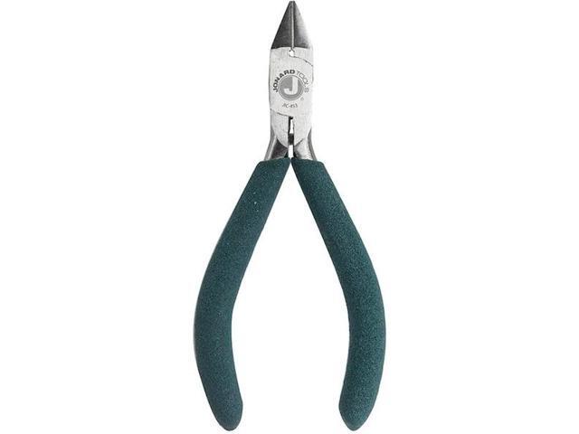 JONARD TOOLS JIC-453 4 1/2 in Diagonal Cutting Plier Semiflush Cut Oval Nose