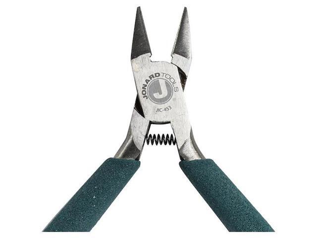 JONARD TOOLS JIC-453 4 1/2 in Diagonal Cutting Plier Semiflush Cut Oval Nose