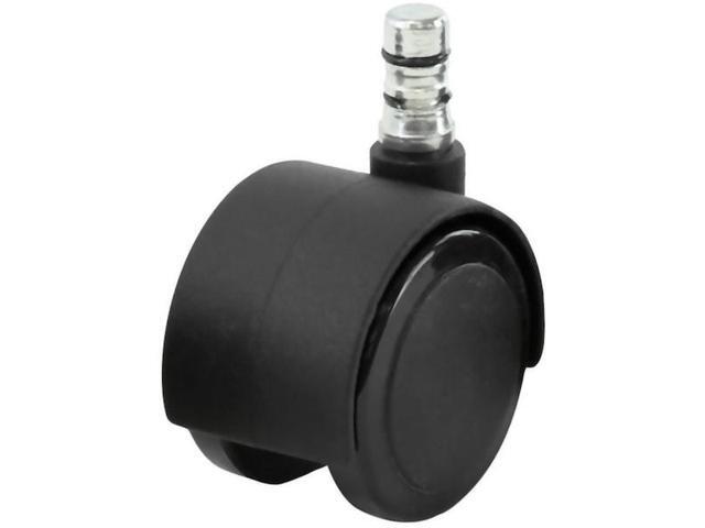 ZORO SELECT 64328 Twin Wheel Swivel Caster,Polyurethane,110 lb,PK5