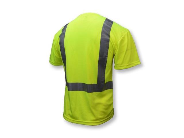radians st112pgs3x highvisibility class 2 tshirt with moisture wicking mesh, 3xlarge, green