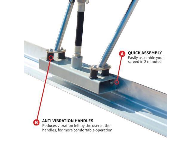 TOMAHAWK POWER TVSA-T 37.7cc Gas Concrete Power Screed Cement Finishing