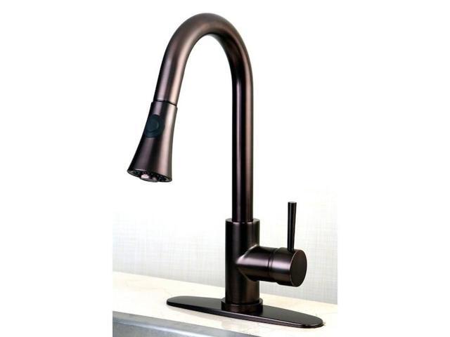 GOURMETIER LS8725DL LS8725DL Concord Sgl-Handle Pull-Down Kitchen Faucet, Oil