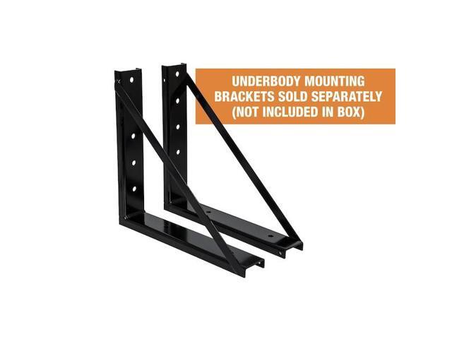 BUYERS PRODUCTS 1703328 15x13x48 Inch Black Steel Underbody Truck Box with
