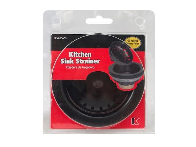 KEENEY MFG K5435VB Sink Strainer with Fixed Post Basket, Venetian Bronze