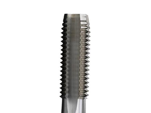 Drill America T/A Series High-Speed Steel Hand Threading Tap, Uncoated (Bright) Finish, Round with Square End Shank, Plug Chamfer, 1-1/2'-6 Size...
