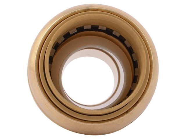 SHARKBITE U142LF Male Reducing Adapter, 1 in Tube Size, Brass, Brass