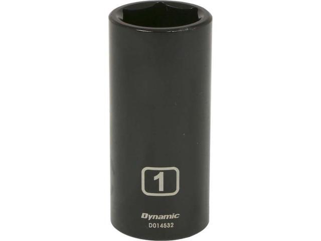 DYNAMIC D014532 1/2' Drive Deep Socket, Black Phosphate, Tools 1/2' Drive 6