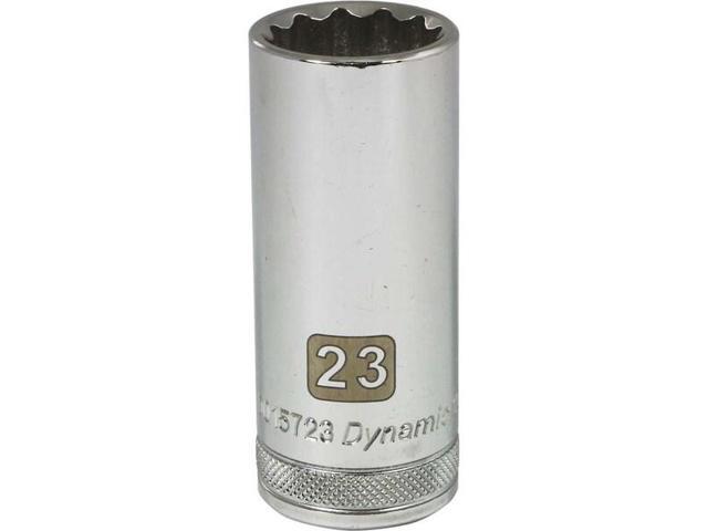DYNAMIC D015723 1/2' Drive, 23mm Metric Socket, 12 Points