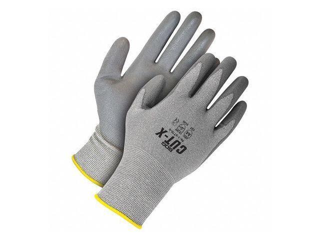Photos - Other Power Tools BDG 99-1-9770-6 Grey 18G Cut Resistant Seamless Knit HPPE Grey PU Palm, Si