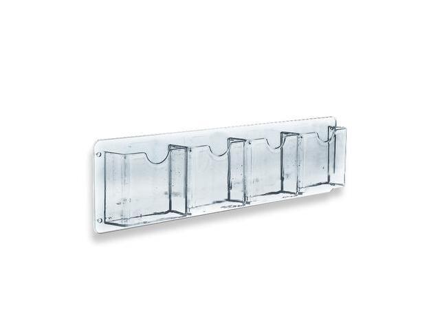 Azar Brochure Holders 5.5' x 18.75' Clear Acrylic 2/Pack (252064)