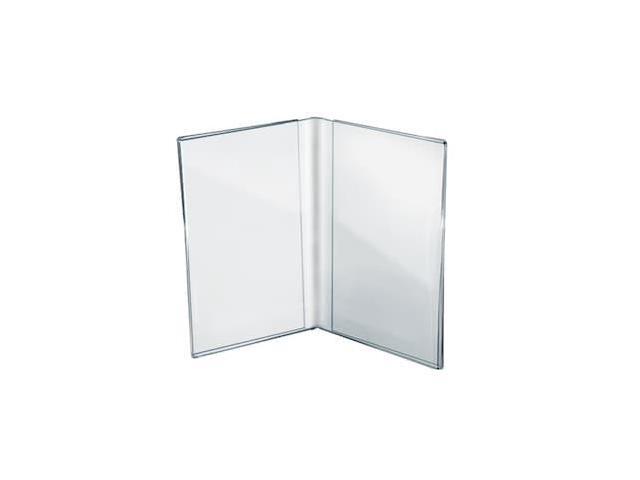 Azar Displays Acrylic Dual Frame Sign Holders 10/Pack 107702
