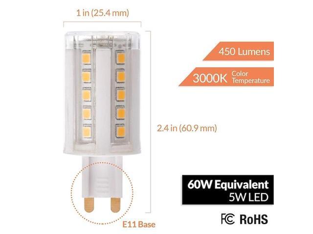 Newhouse Lighting G9-5050D-4 Led Bulb, White, 4
