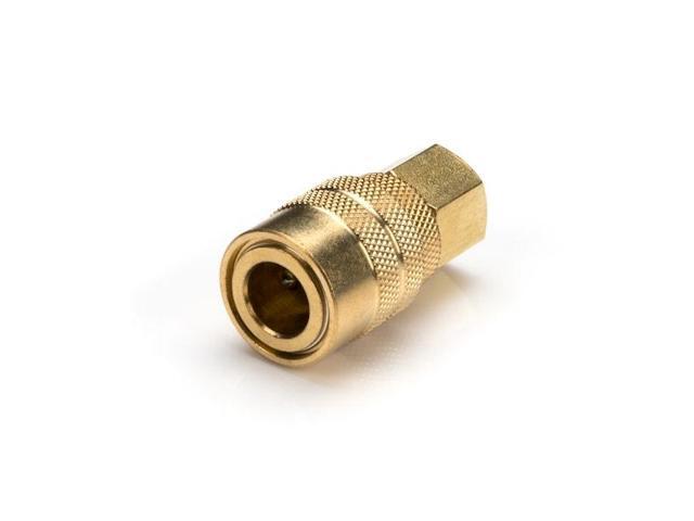 STEELMAN 99473-B 20-Piece 1/4' NPT Solid Brass Coupler and Steel Plug Pack