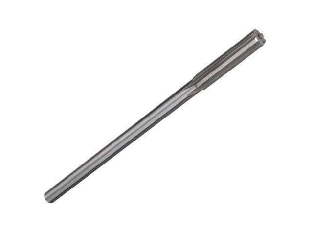 Drill America DWRR Series Qualtech High-Speed Steel Chucking Reamer, Straight Flute, Round Shank, Uncoated (Bright) Finish, I Size (Pack of 1)