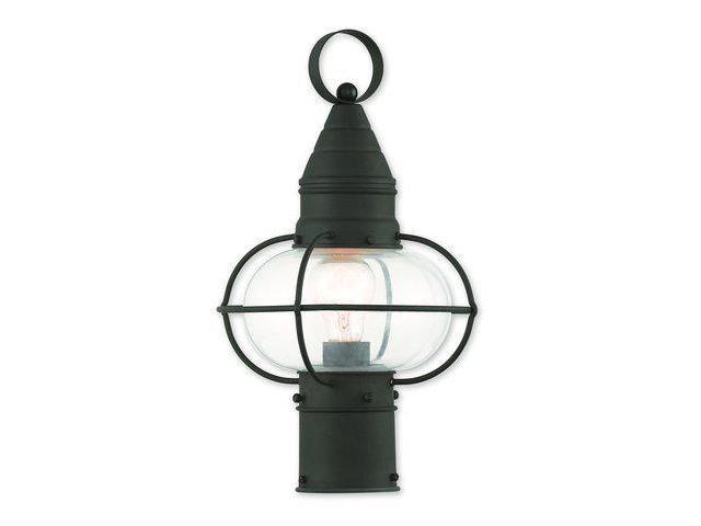 Photos - Light Bulb LIVEX LIGHTING 26902-04 Newburyport 1 Light Black Outdoor Post Top Lantern