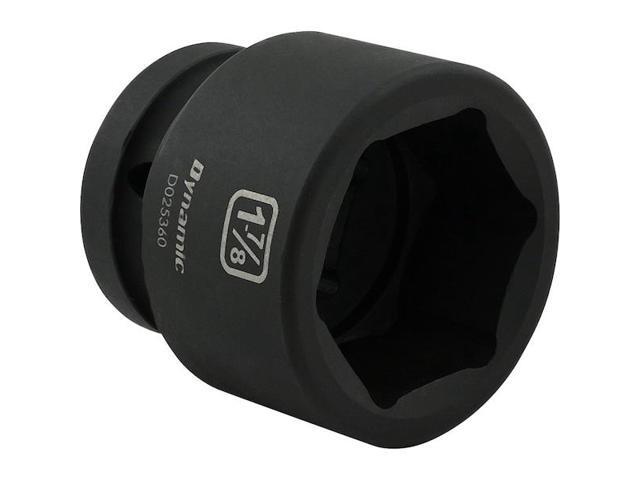 DYNAMIC D025360 1' Drive Standard Socket, Black Phosphate, Tools 1-7/8' X 1'