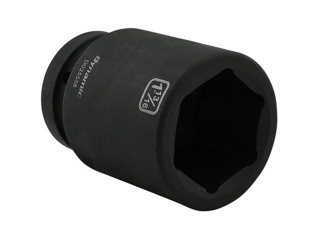 DYNAMIC D025558 1' Drive Deep Socket, Black Phosphate, Tools 1-13/16' X 1'