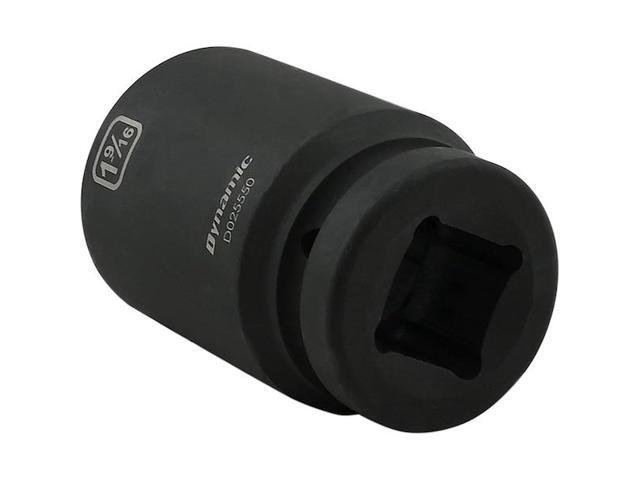 DYNAMIC D025550 1' Drive Deep Socket, Black Phosphate, Tools 1-9/16' X 1'