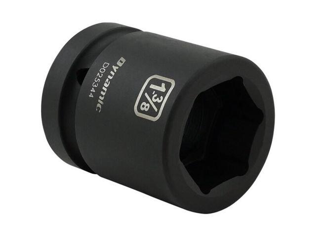 DYNAMIC D025344 1' Drive Standard Socket, Black Phosphate, Tools 1-3/8' X 1'