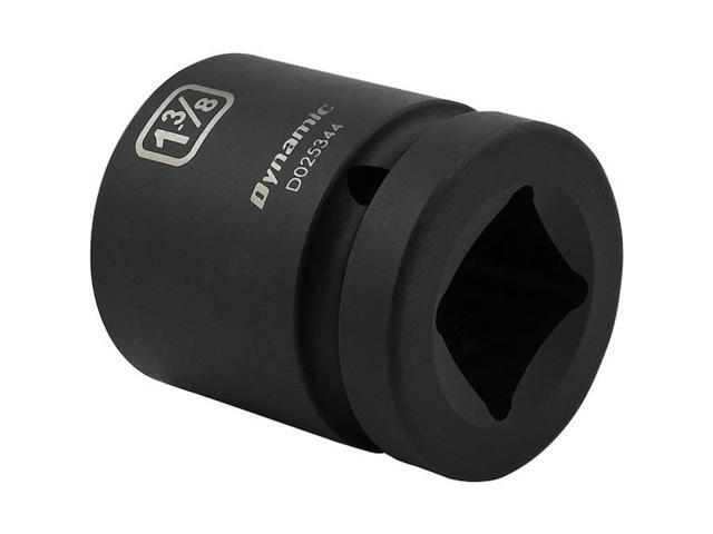 DYNAMIC D025344 1' Drive Standard Socket, Black Phosphate, Tools 1-3/8' X 1'