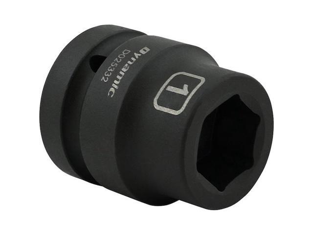 DYNAMIC D025332 1' Drive Standard Socket, Black Phosphate, Tools 1' X 1' Drive,