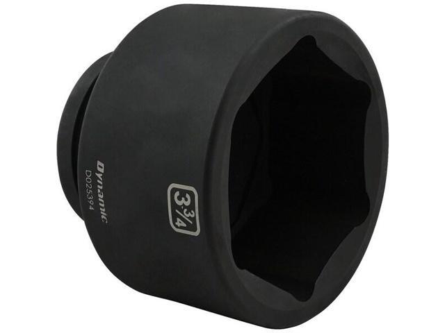 DYNAMIC D025394 1' Drive Standard Socket, Black Phosphate, Tools 3-3/4' X 1'