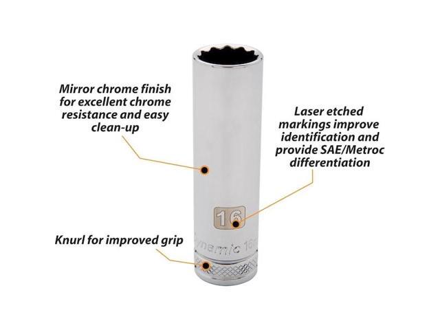 DYNAMIC D015727 1/2' Drive, 27mm Metric Socket, 12 Points