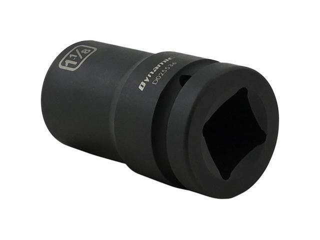 DYNAMIC D025536 1' Drive Deep Socket, Black Phosphate, Tools 1-1/8' X 1' Drive,