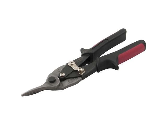 DYNAMIC D055030 Tools 10' Aviation Snips, Cuts Left, Red Handle