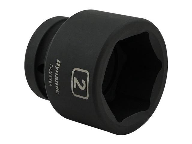 DYNAMIC D025364 1' Drive Standard Socket, Black Phosphate, Tools 2' X 1' Drive,