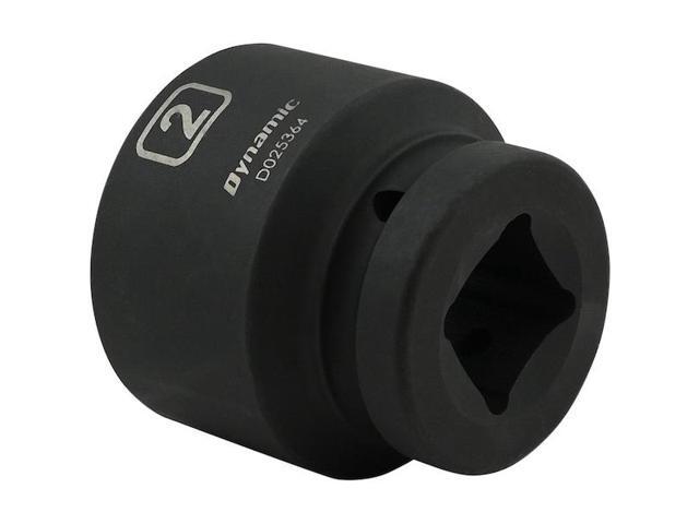 DYNAMIC D025364 1' Drive Standard Socket, Black Phosphate, Tools 2' X 1' Drive,