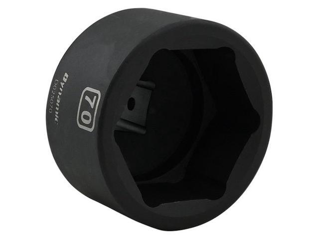 DYNAMIC D025070 1' Drive Standard Socket, Black Phosphate, Tools 70MM X 1'