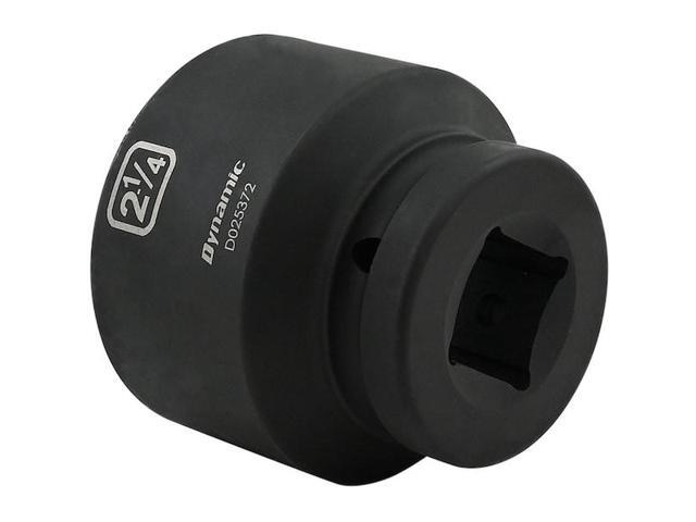 DYNAMIC D025372 1' Drive Standard Socket, Black Phosphate, Tools 2-1/4' X 1'