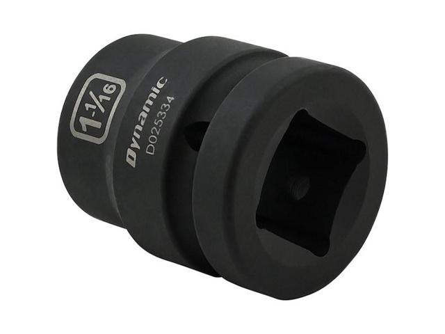 DYNAMIC D025334 1' Drive Standard Socket, Black Phosphate, Tools 1-1/16' X 1'