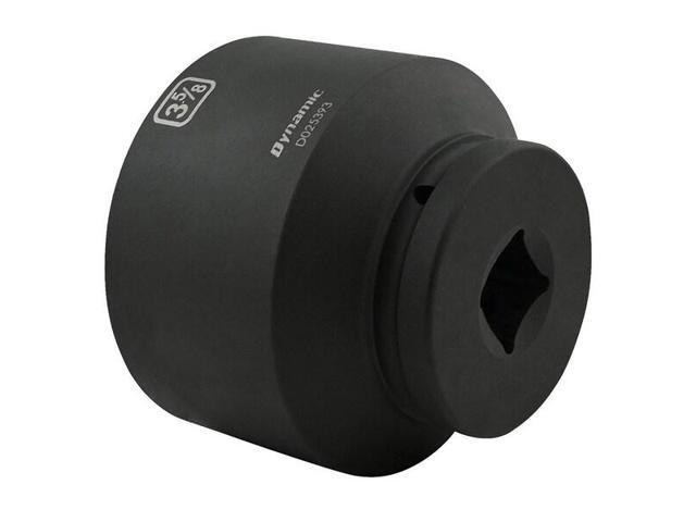 DYNAMIC D025393 1' Drive Standard Socket, Black Phosphate, Tools 3-5/8' X 1'