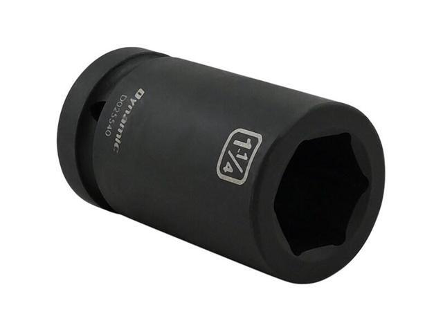 DYNAMIC D025540 1' Drive Deep Socket, Black Phosphate, Tools 1-1/4' X 1' Drive,