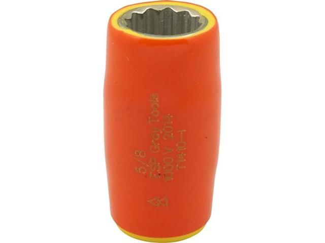 GRAY TOOLS 1410-I Socket 5/8' X 1/2' Drive, 12 Point Standard Length, 1000V