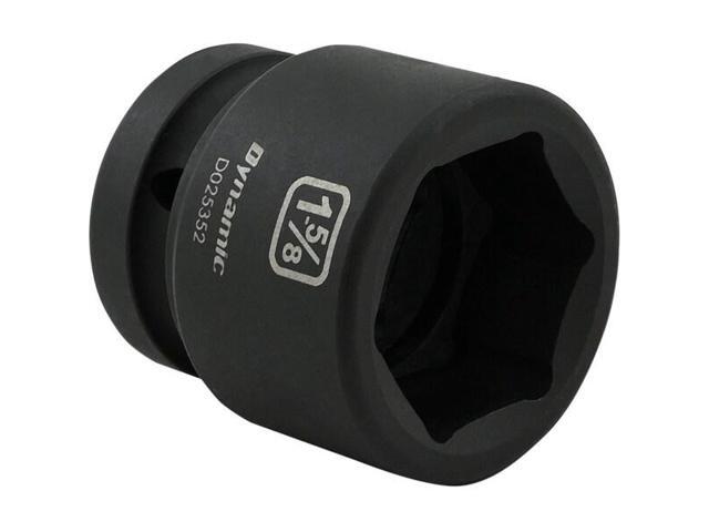 DYNAMIC D025352 1' Drive Standard Socket, Black Phosphate, Tools 1-5/8' X 1'