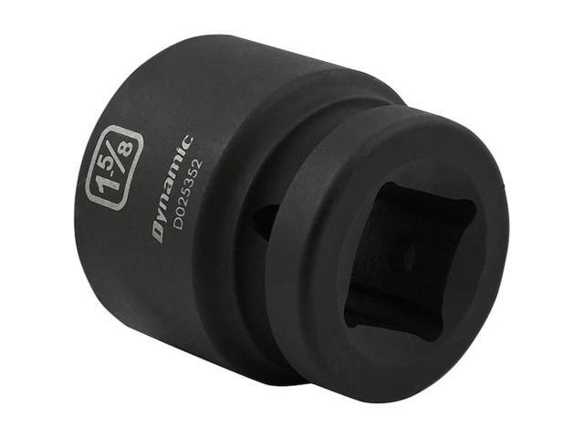DYNAMIC D025352 1' Drive Standard Socket, Black Phosphate, Tools 1-5/8' X 1'