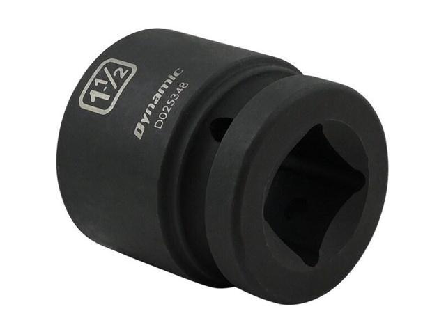 DYNAMIC D025348 1' Drive Standard Socket, Black Phosphate, Tools 1-1/2' X 1'