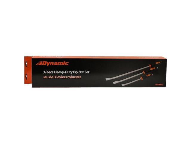 DYNAMIC D056400 Tools 3 Piece Comfort Grip Pry Bar Set