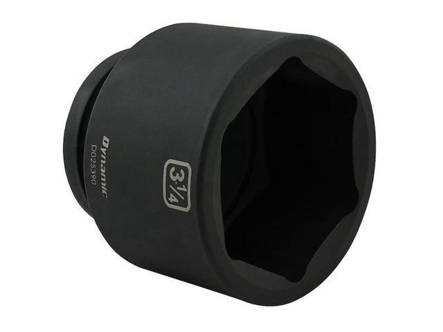 DYNAMIC D025390 1' Drive Standard Socket, Black Phosphate, Tools 3-1/4' X 1'