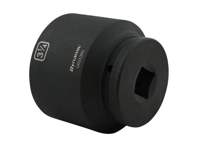 DYNAMIC D025390 1' Drive Standard Socket, Black Phosphate, Tools 3-1/4' X 1'