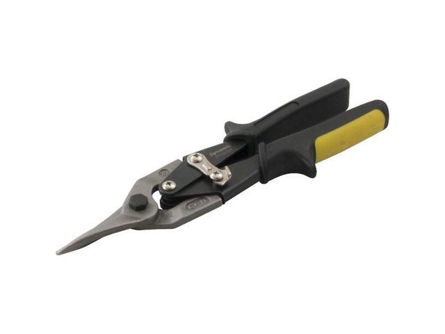 DYNAMIC D055029 Tools 10' Aviation Snips, Cuts Straight, Yellow Handle