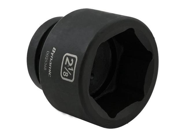 DYNAMIC D025368 1' Drive Standard Socket, Black Phosphate, Tools 2-1/8' X 1'