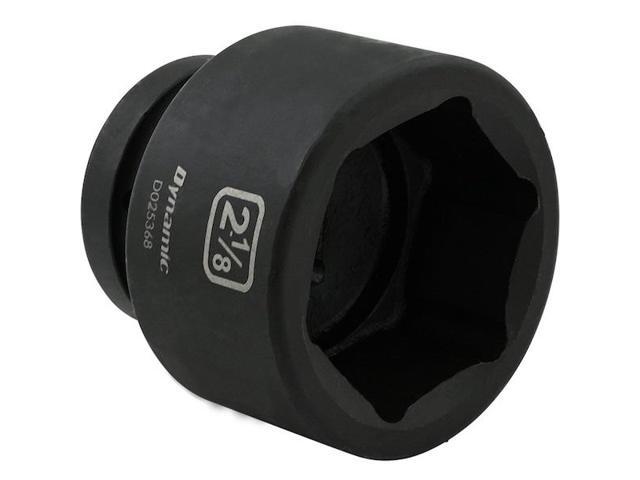 DYNAMIC D025368 1' Drive Standard Socket, Black Phosphate, Tools 2-1/8' X 1'