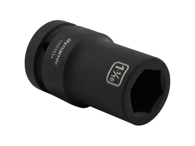 DYNAMIC D025534 1' Drive Deep Socket, Black Phosphate, Tools 1-1/16' X 1'