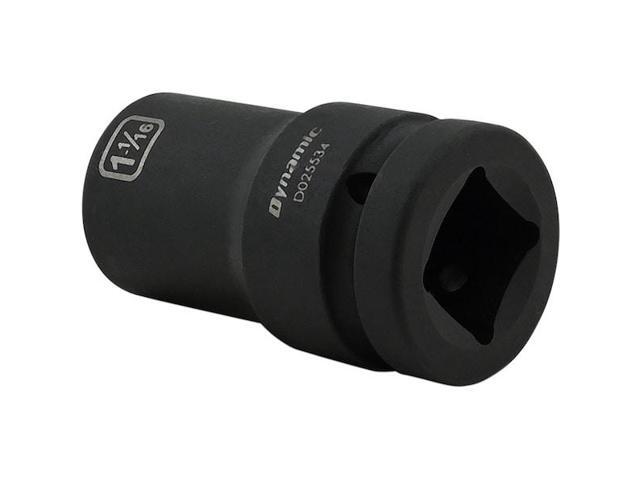 DYNAMIC D025534 1' Drive Deep Socket, Black Phosphate, Tools 1-1/16' X 1'